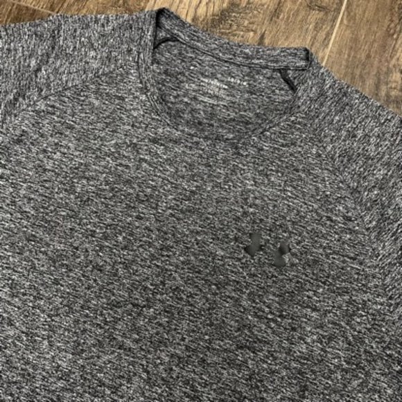 Under Armour Tech Tee Gray Size L Mens - Picture 1 of 4